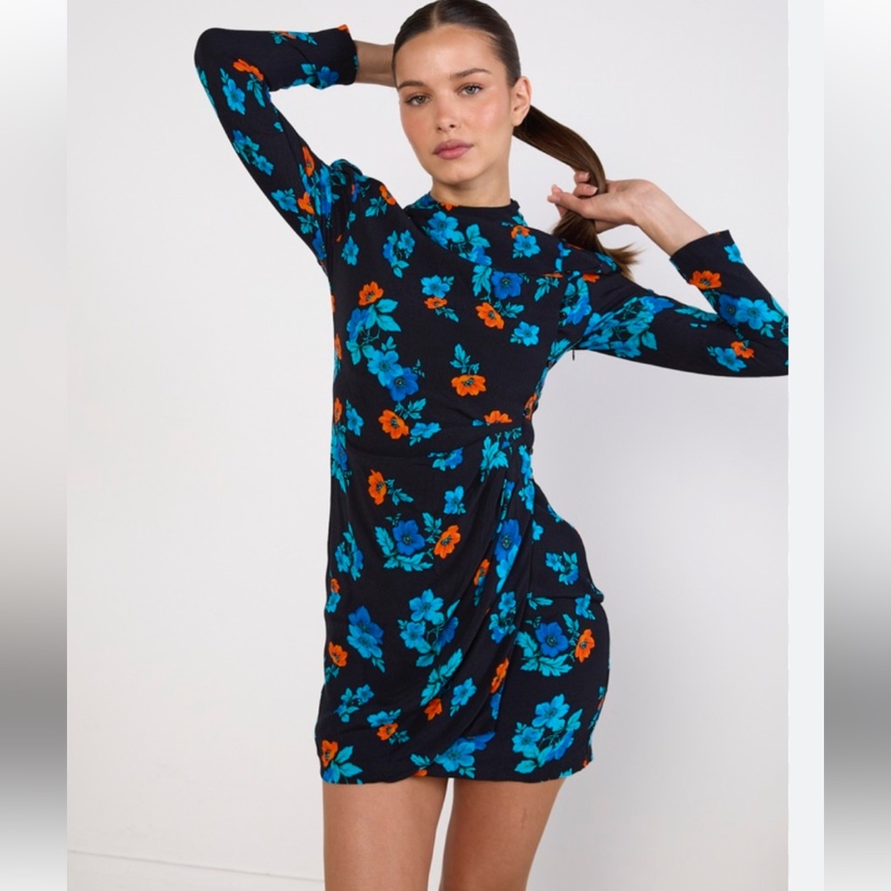 Maje Ripita floral dress